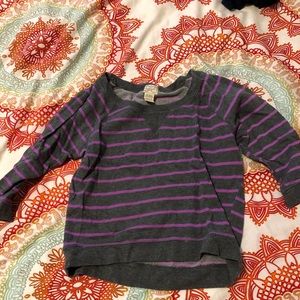 Grey 3/4 sleeve sweater